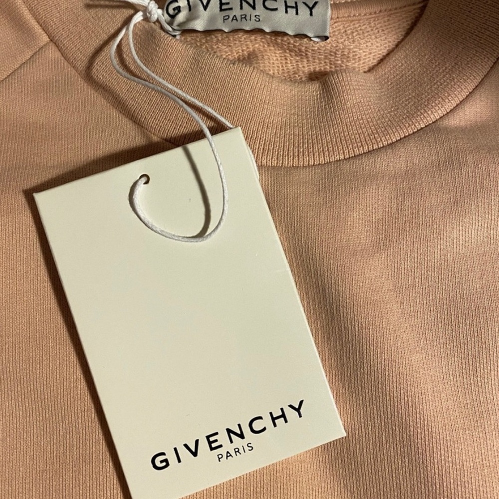 Givenchy logo printed pink sweatshirt